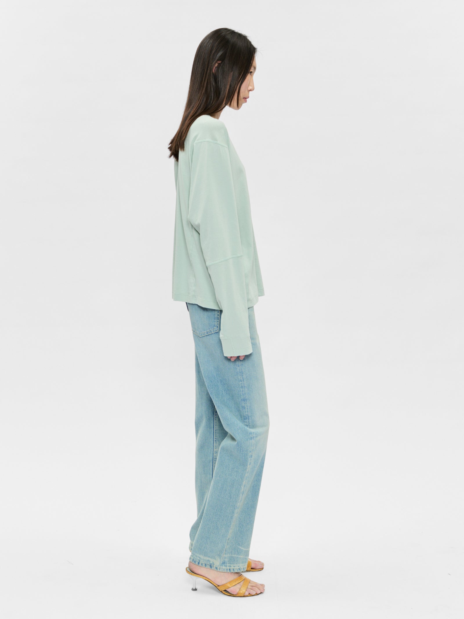Coverstitch L/S T Sea Glass – 6397