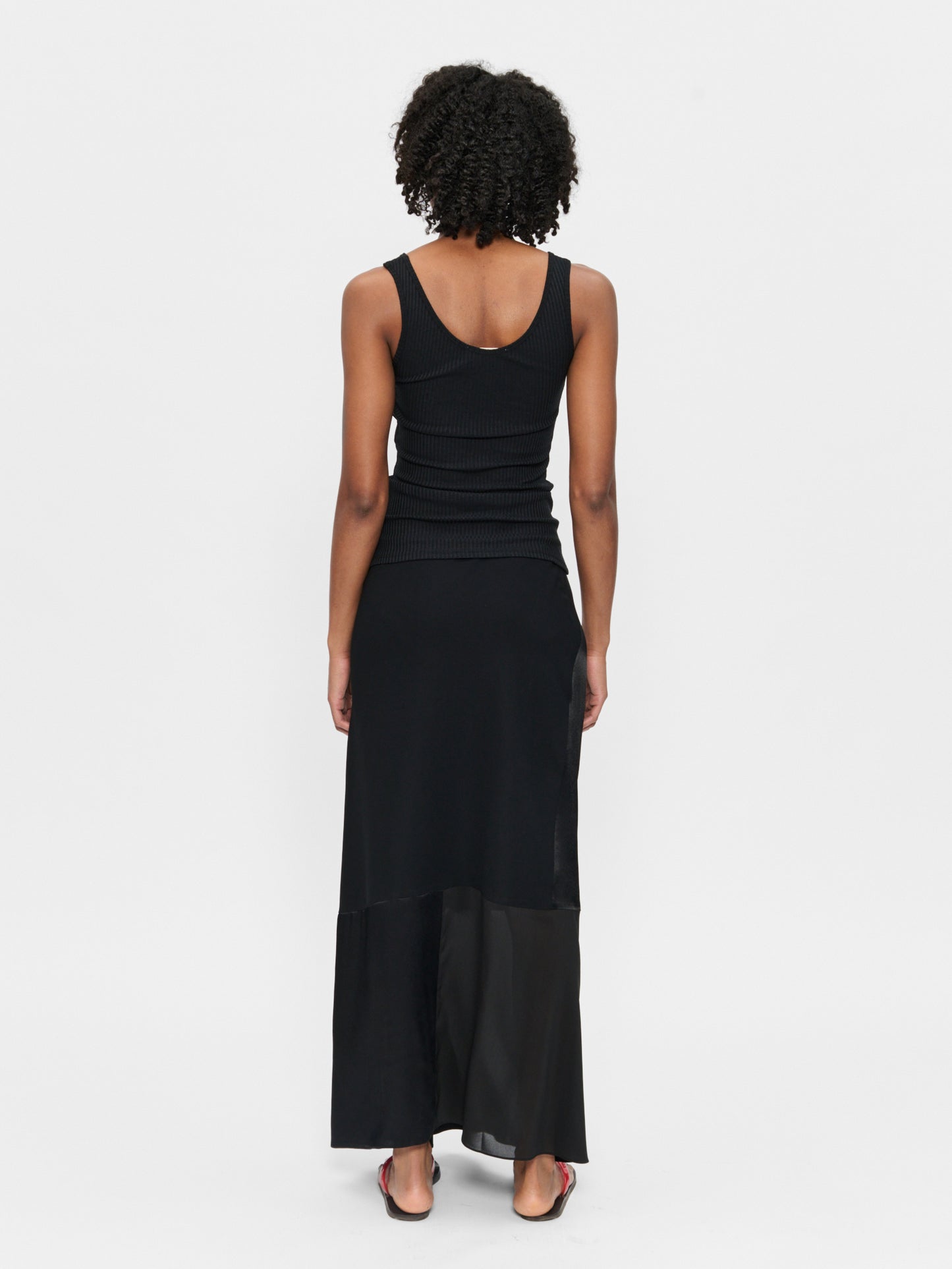 Patchwork Skirt Black
