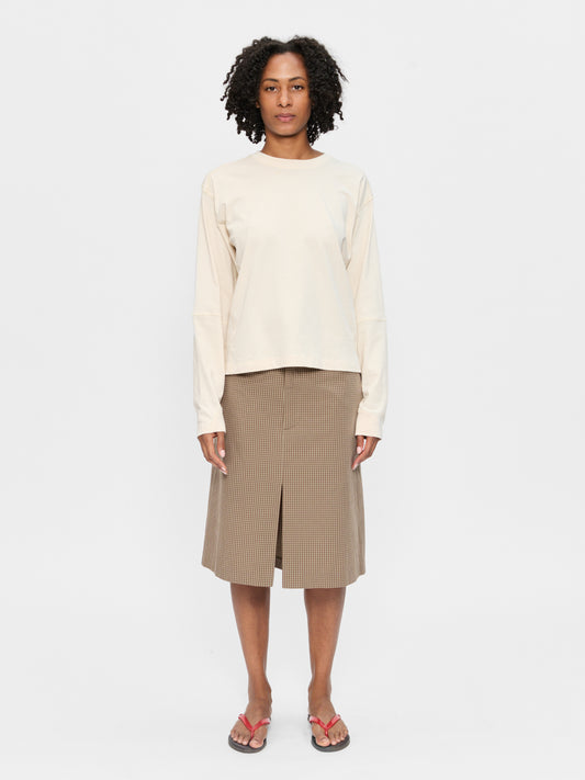 Coverstitch L/S T Oat Milk