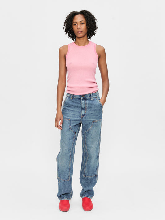 Double-Knee Jean in Tractor Blue