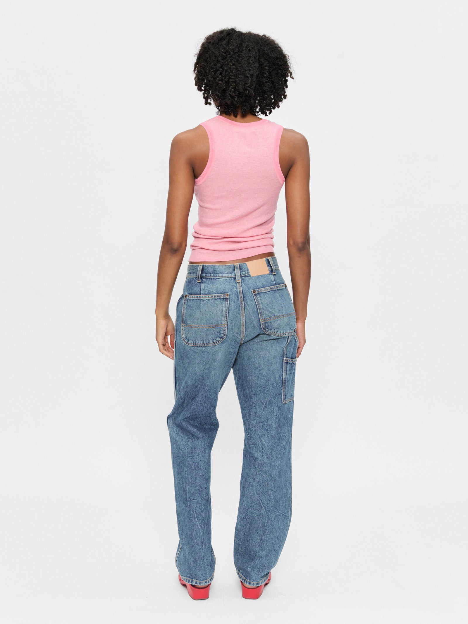 Double-Knee Jean in Tractor Blue – 6397