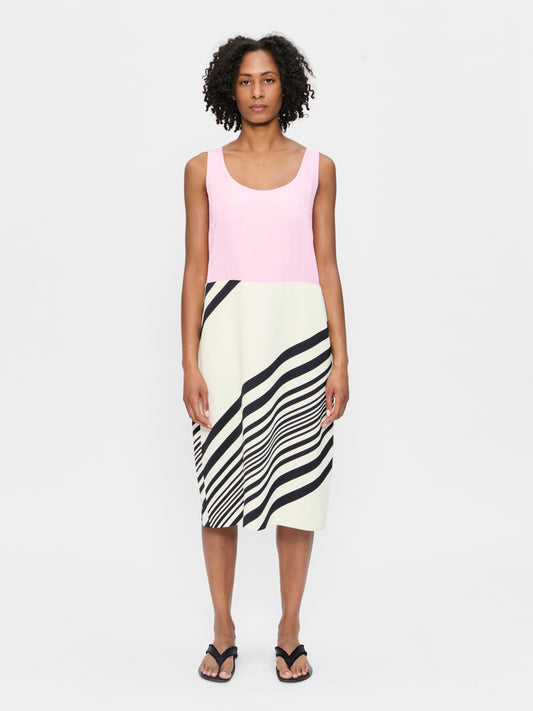 Weighted Scoop Dress Pink Panther