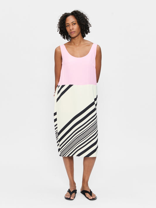Weighted Scoop Dress Pink Panther