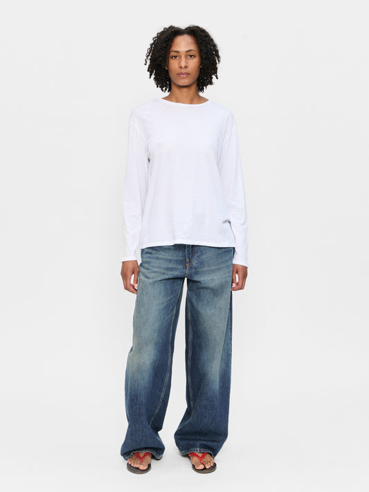 Longsleeve Man T White