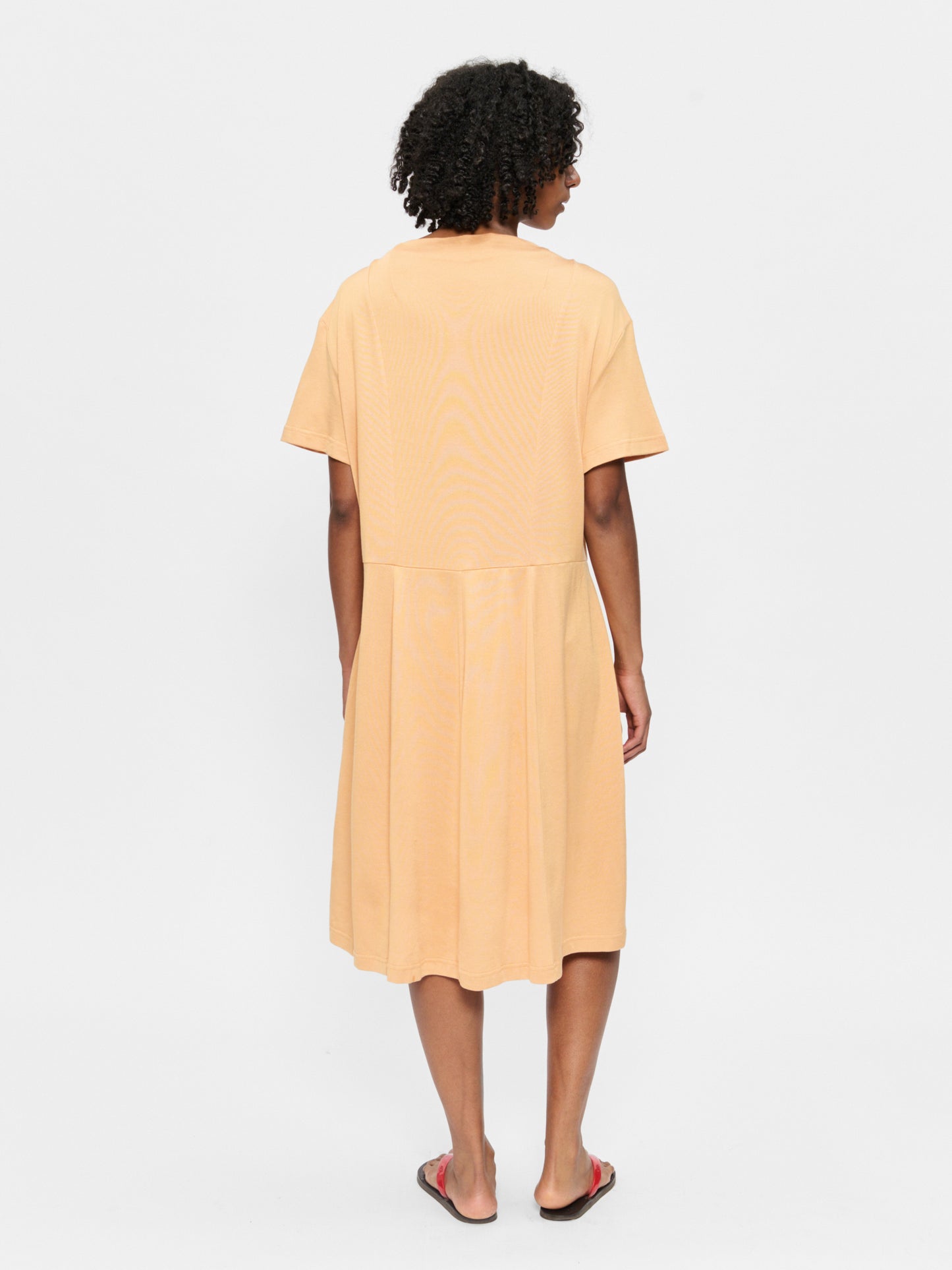 Bateau Dress Creamsicle
