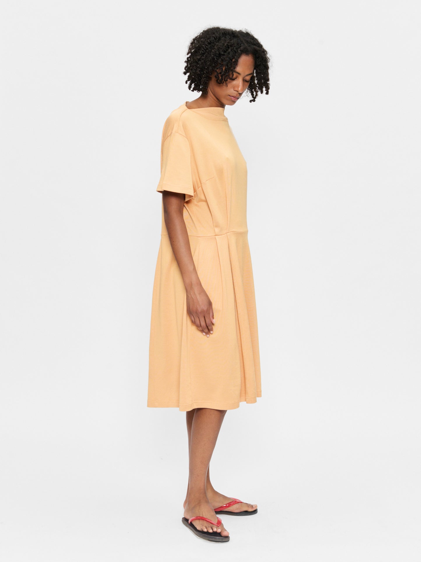 Bateau Dress Creamsicle