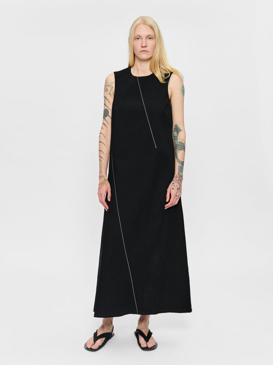 Diagonal Denim Dress Jet