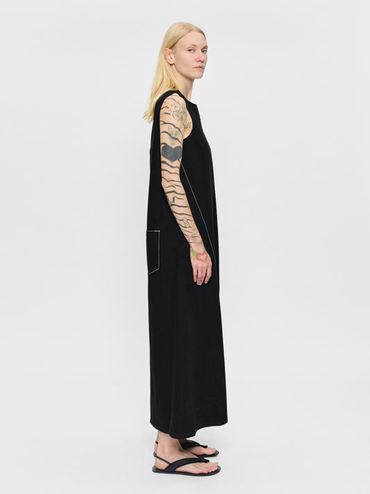 Diagonal Denim Dress Jet