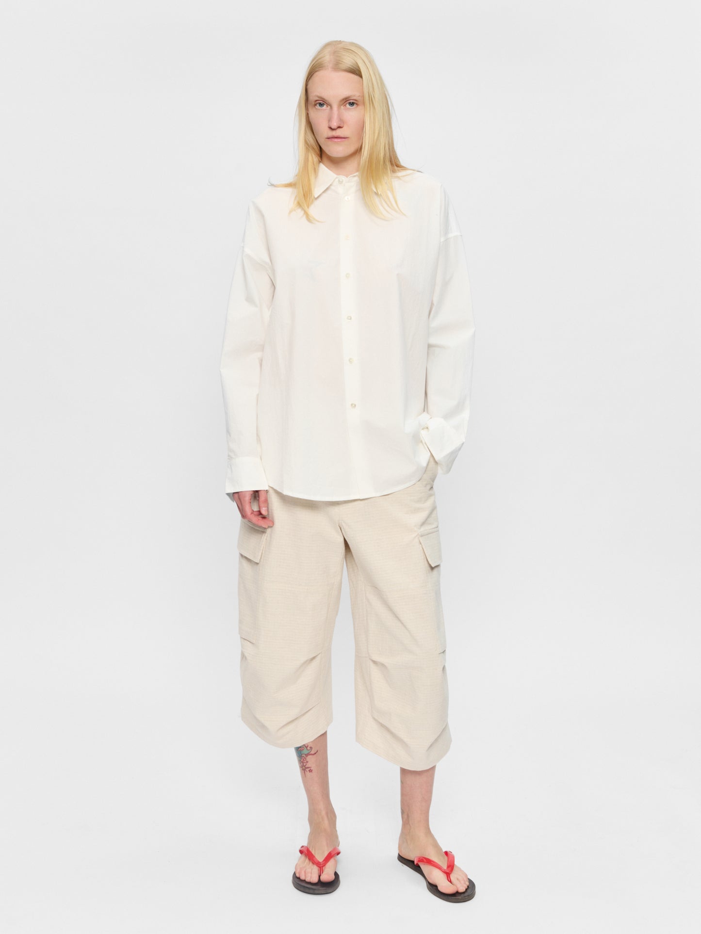 Clean Uniform Shirt in White