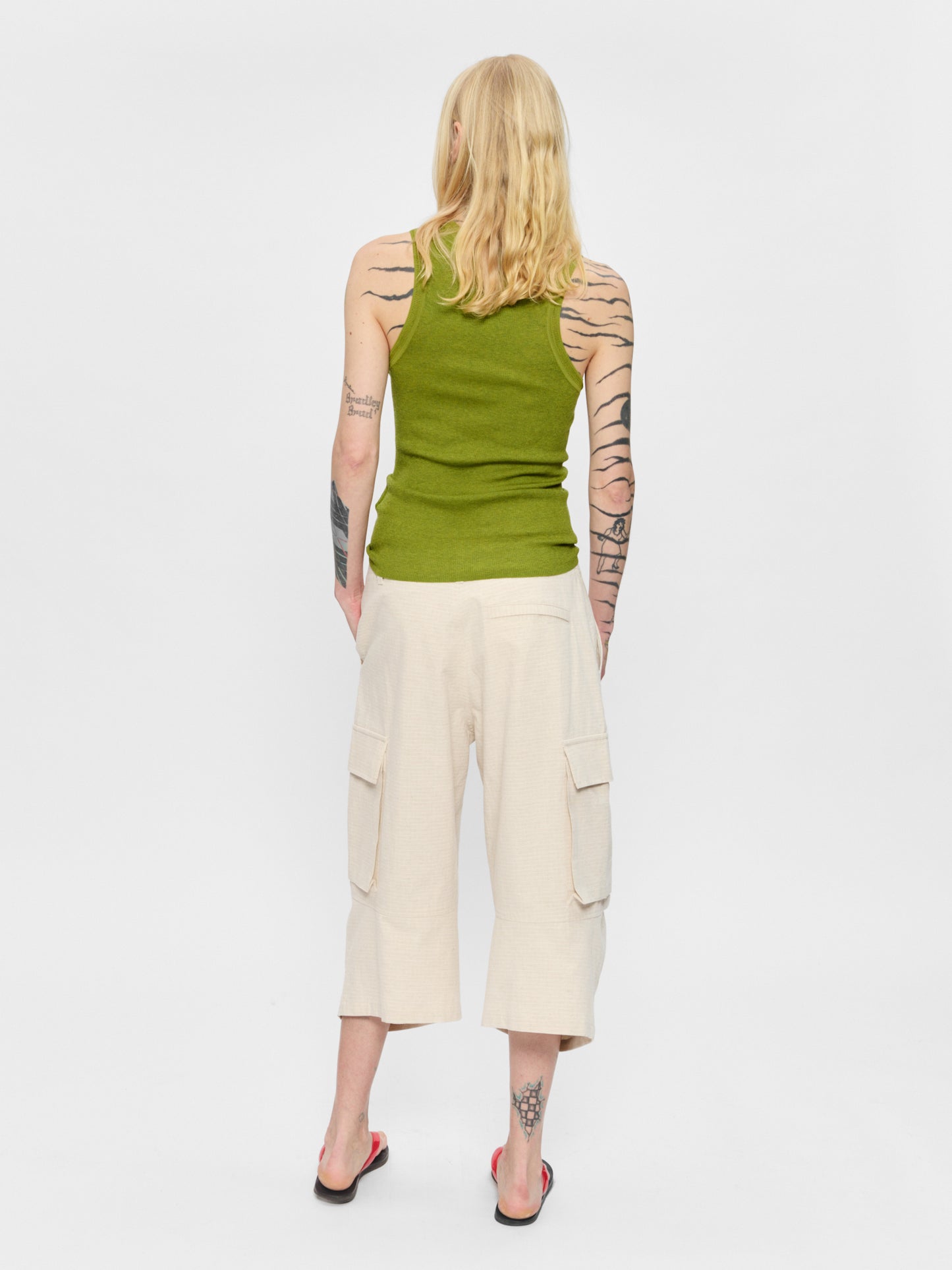 Baggy Cropped Cargo Blonde