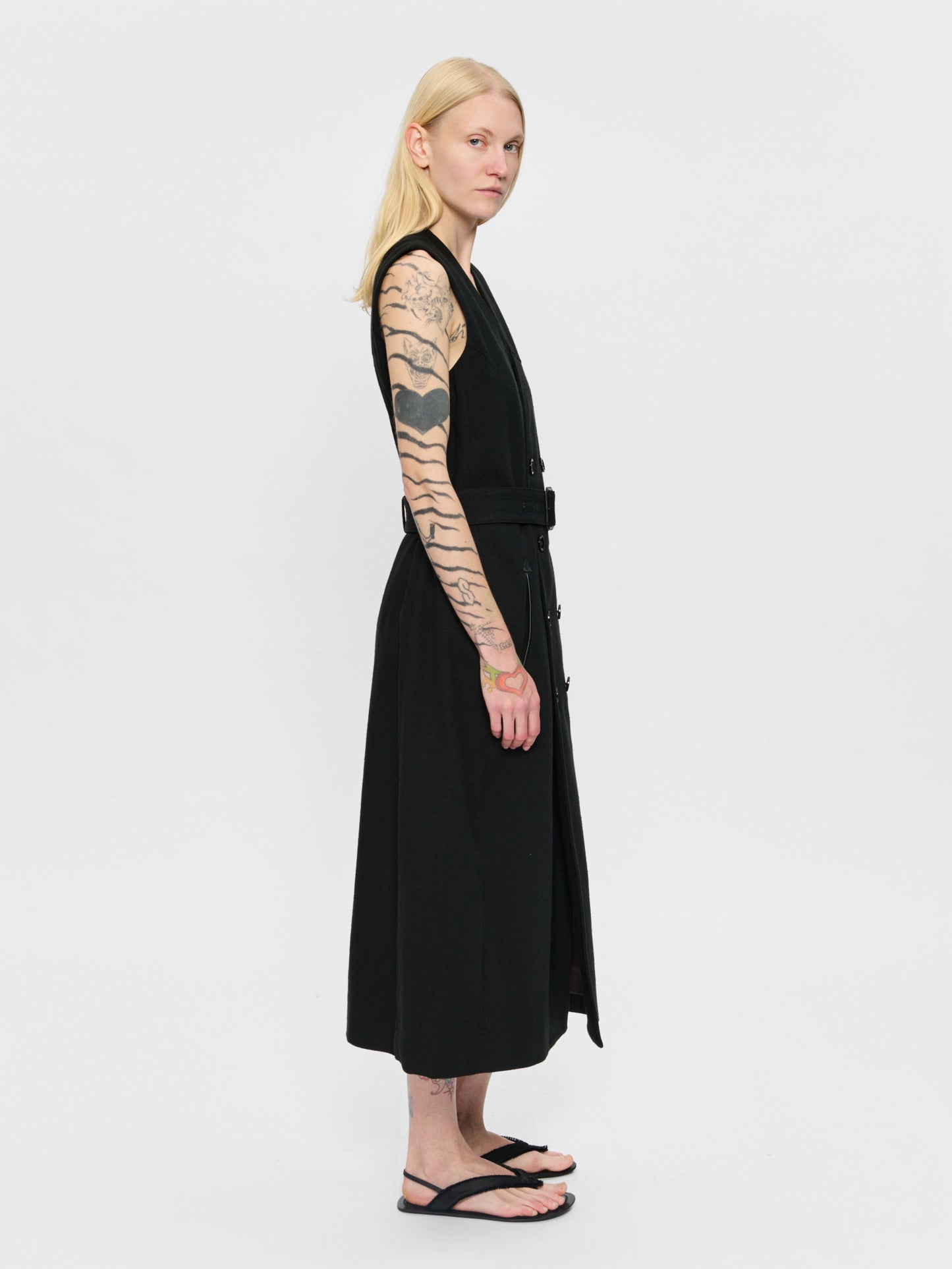 DB Belted Dress Black