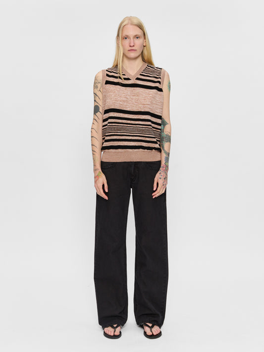 Twisted Vest Jet Stripe
