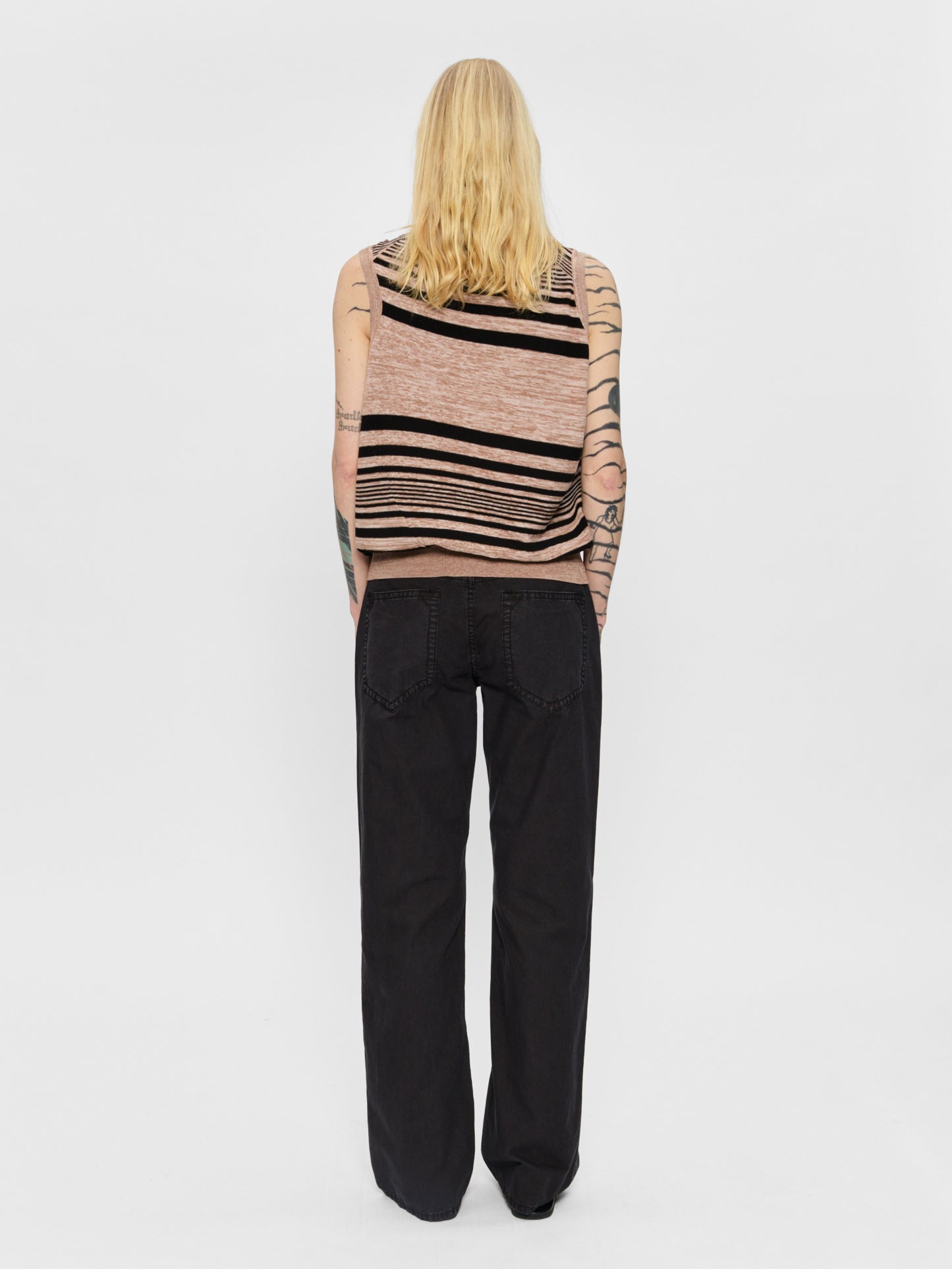 Twisted Vest Jet Stripe