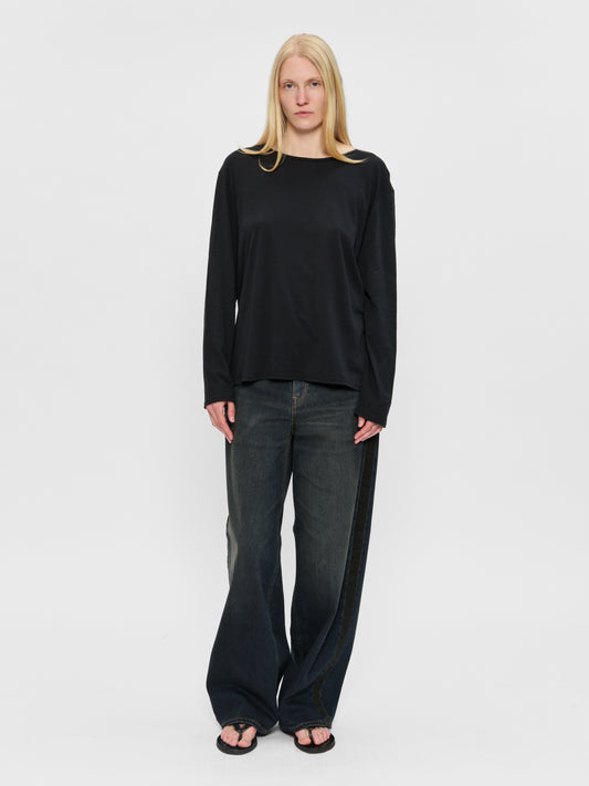 Longsleeve Man T Black