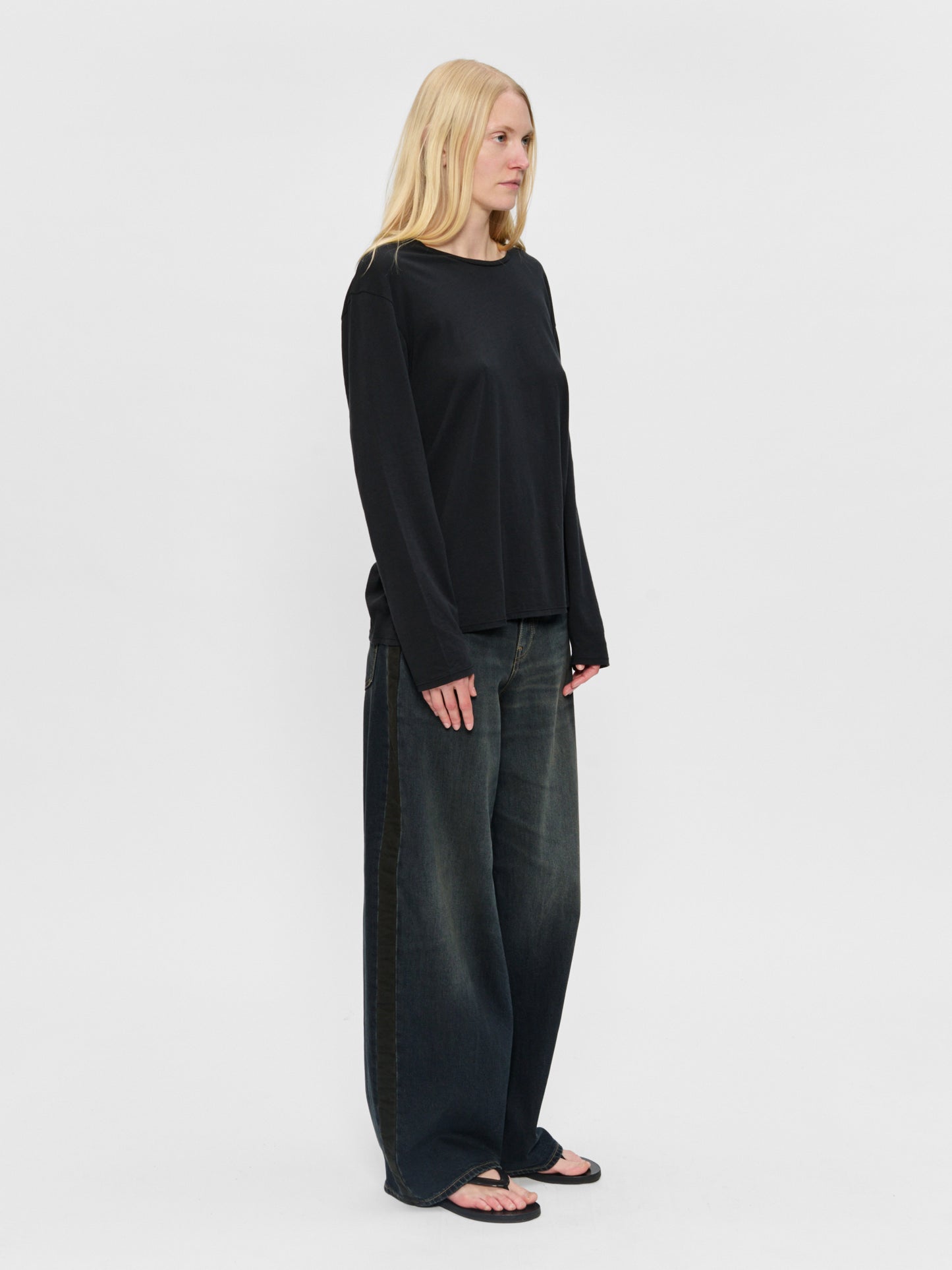 Longsleeve Man T Black