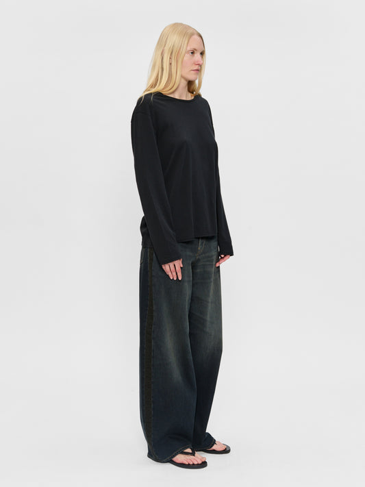 Longsleeve Man T Black