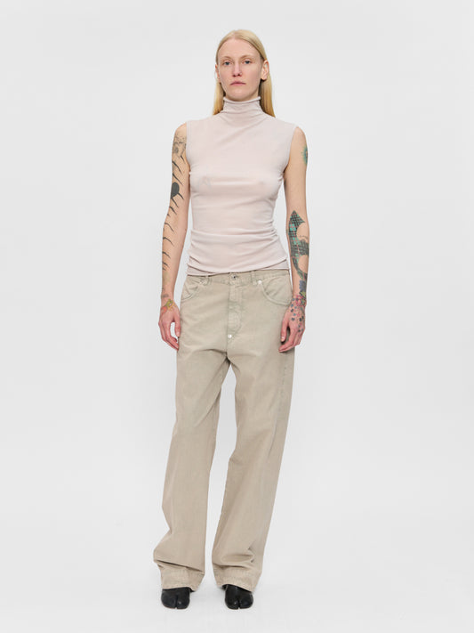 Darted Pant Oat Milk