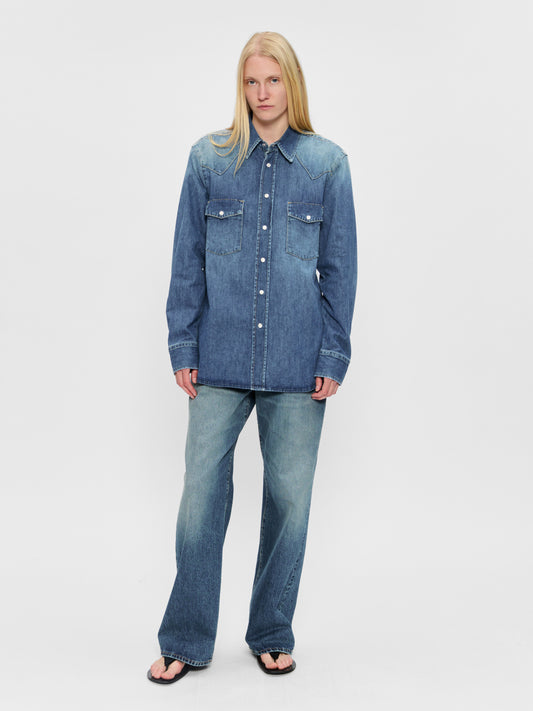 Denim Western Shirt
