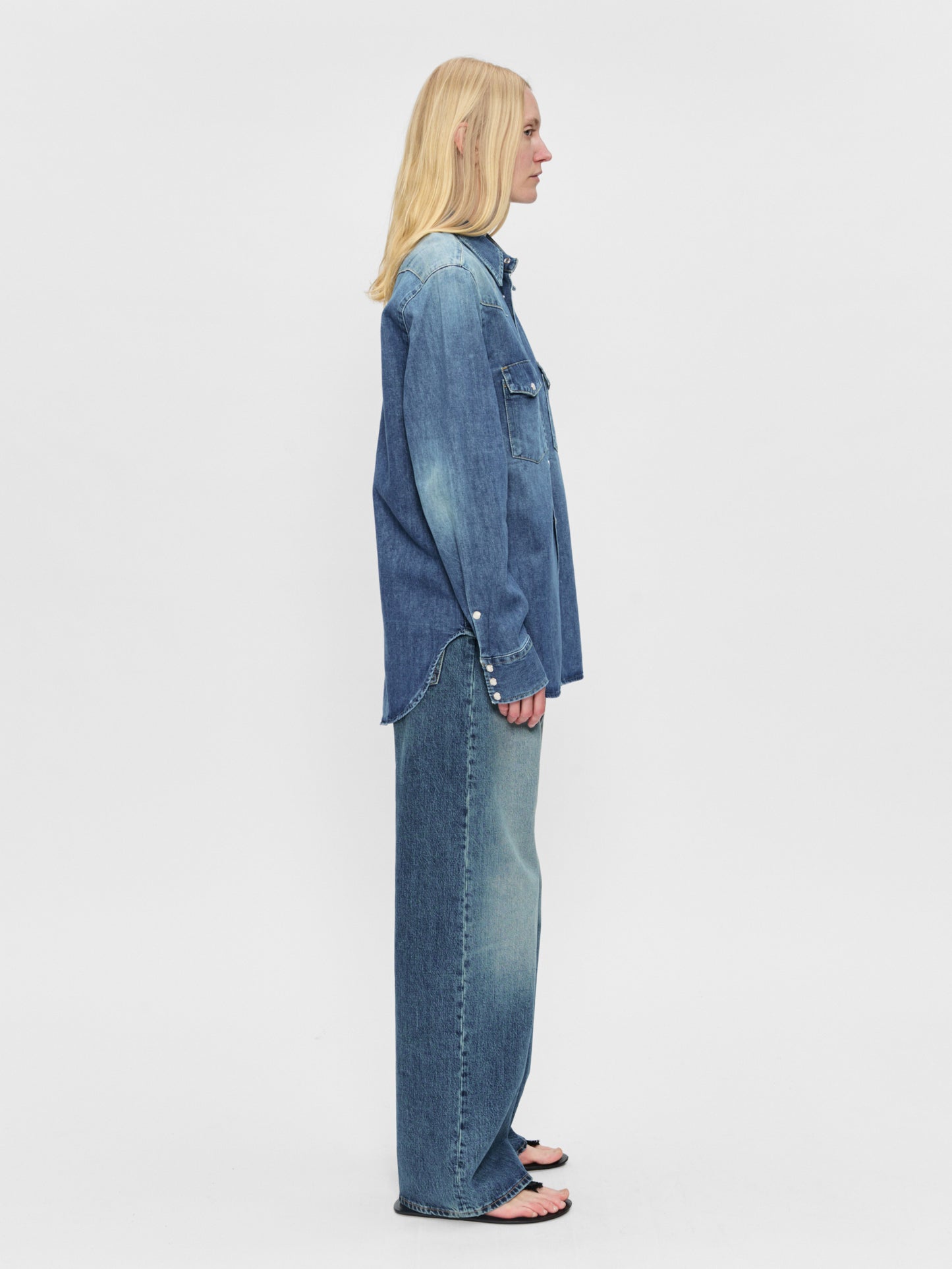Denim Western Shirt