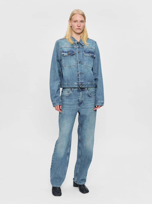 Shrunken Jacket in Americana Blue