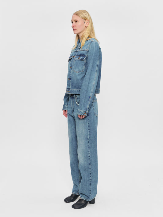 Shrunken Jacket in Americana Blue