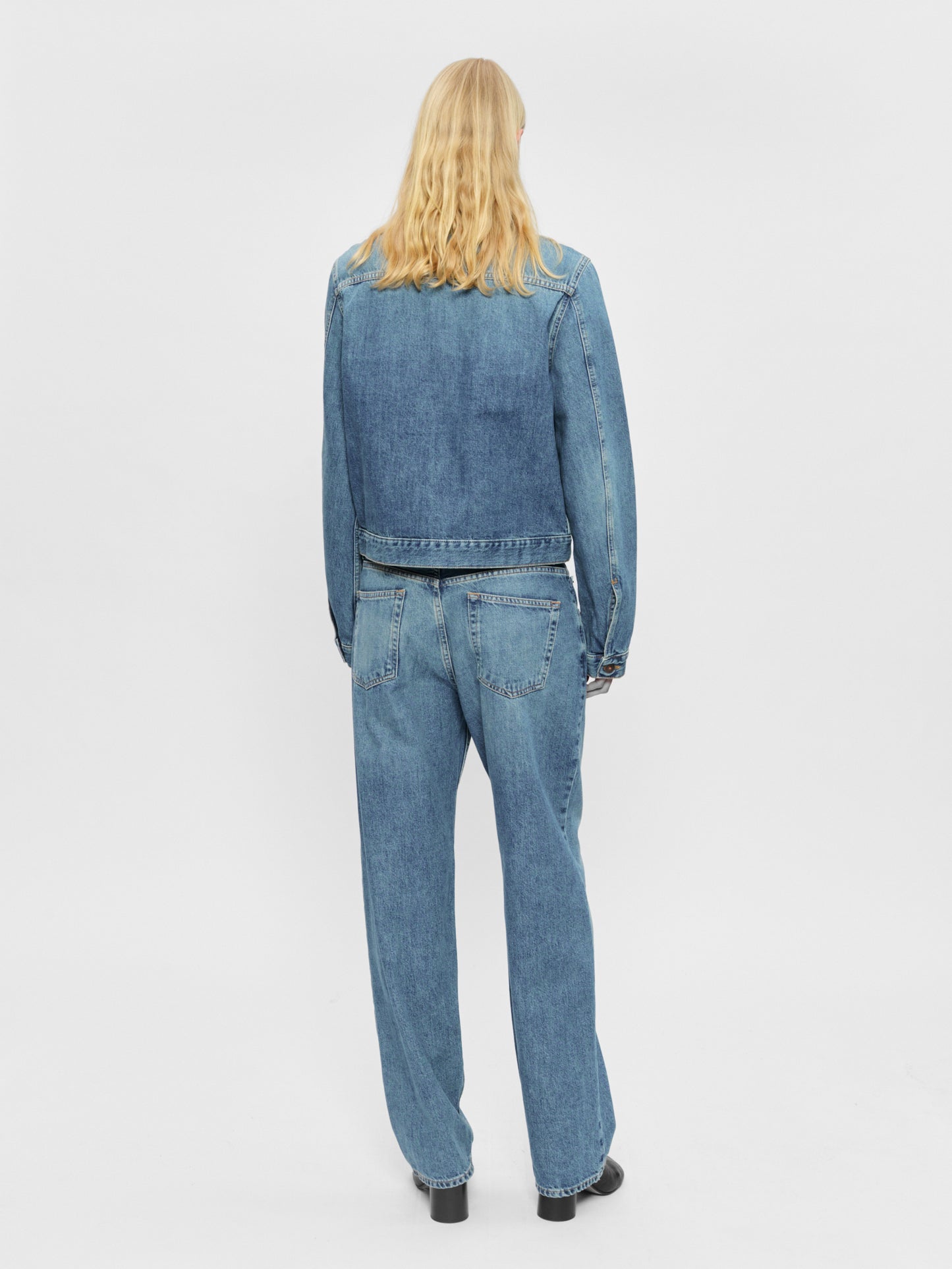 Shrunken Jacket in Americana Blue