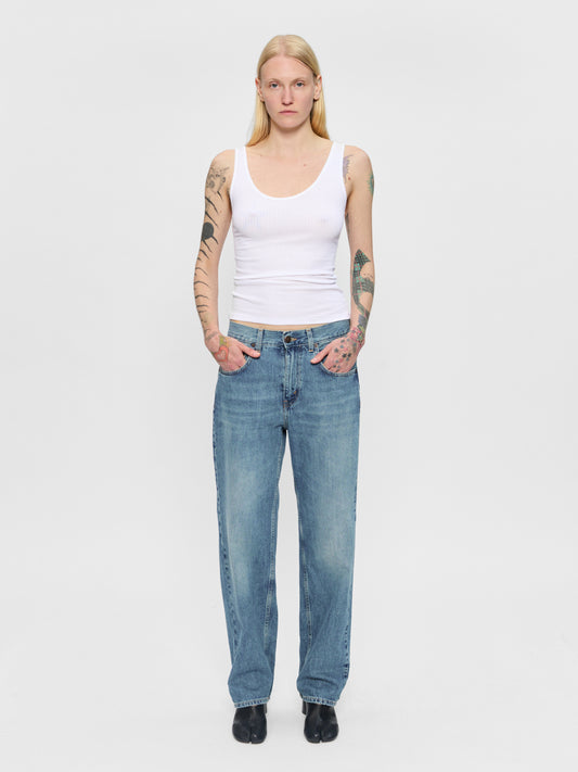 Pitched Baggy in Americana Blue