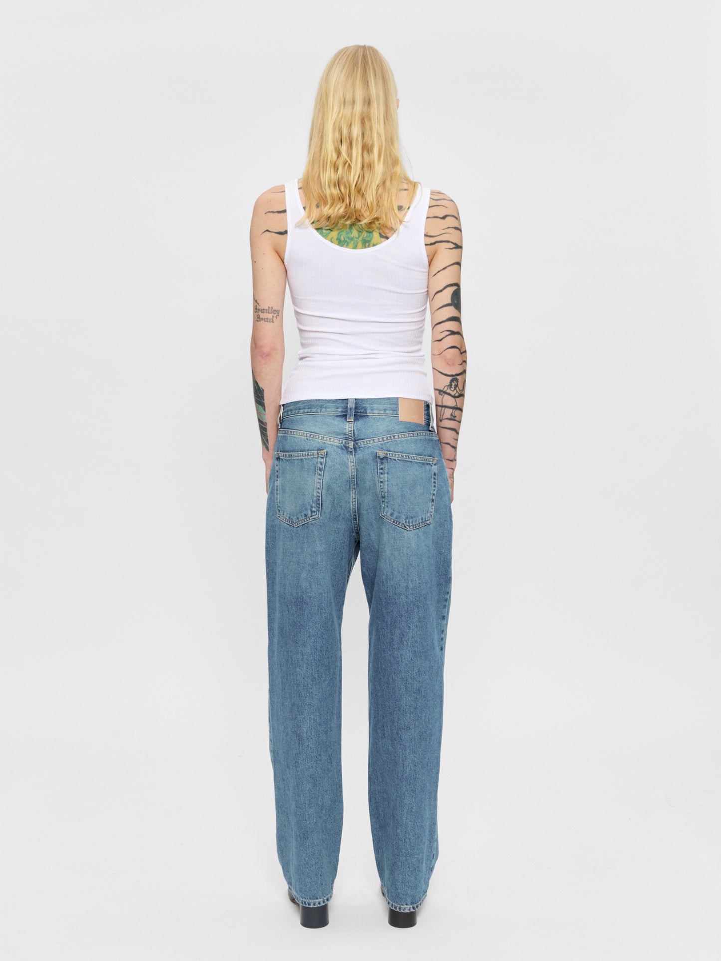 Pitched Baggy in Americana Blue