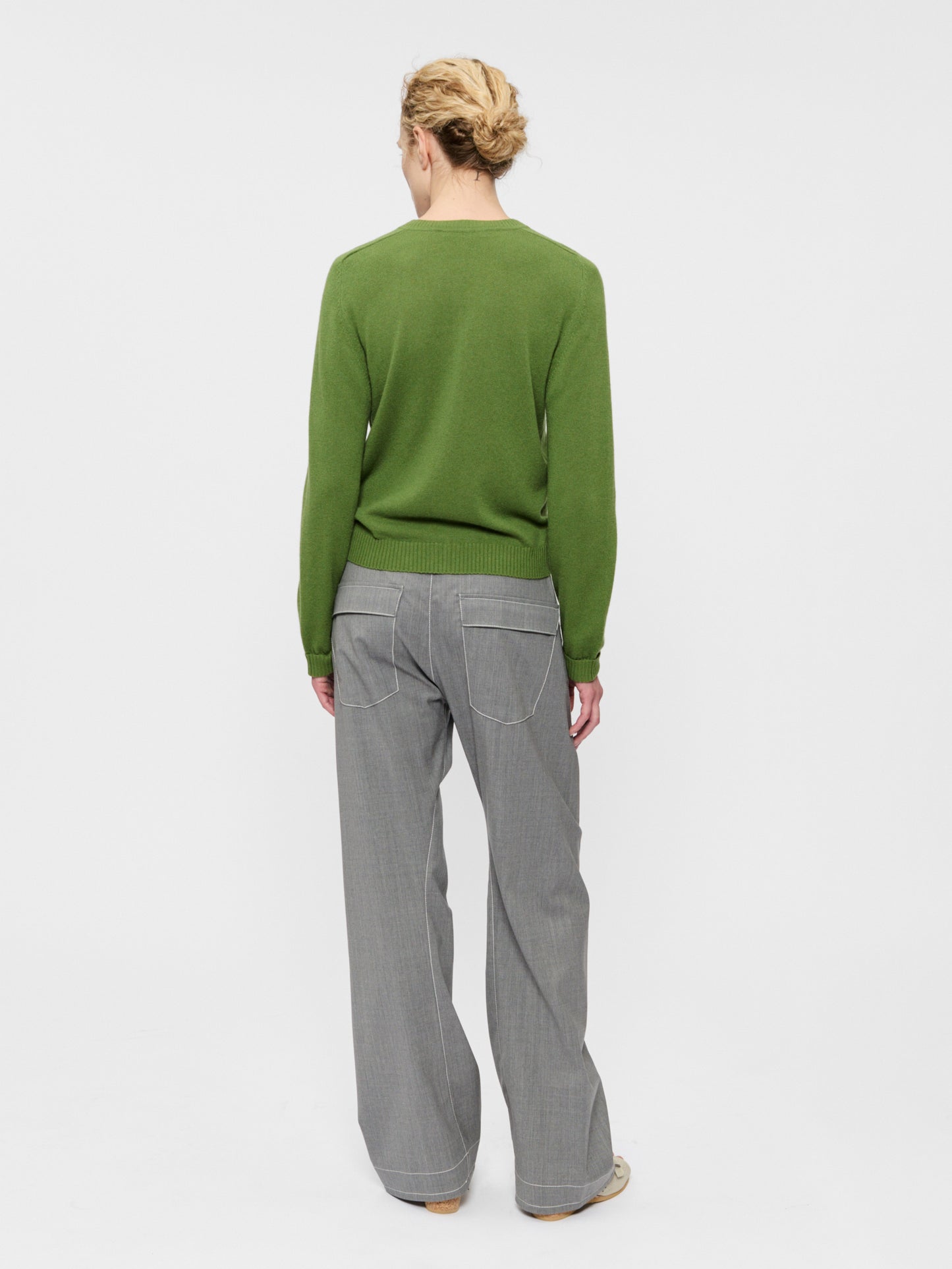 Crew Cardigan Moss