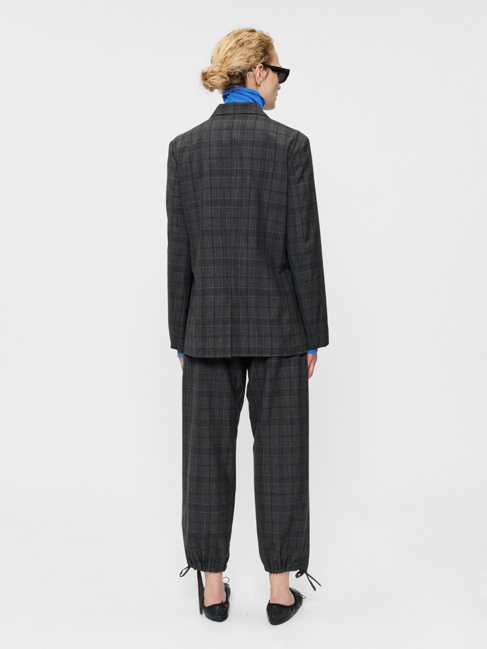 Relaxed Sporting Coat Grey Check – 6397