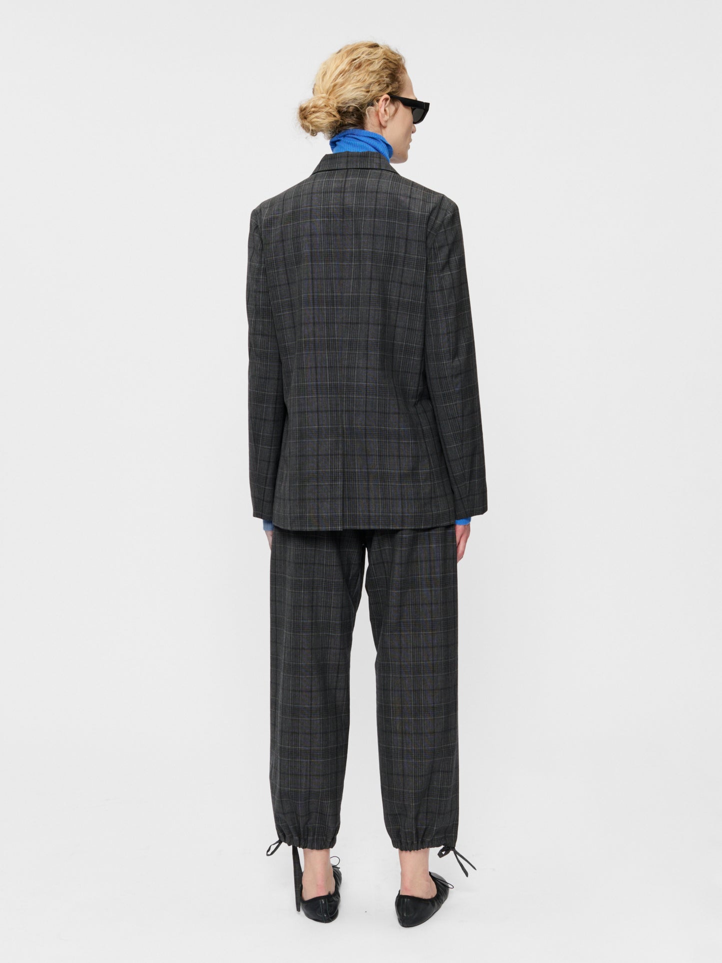 Relaxed Sporting Coat Grey Check