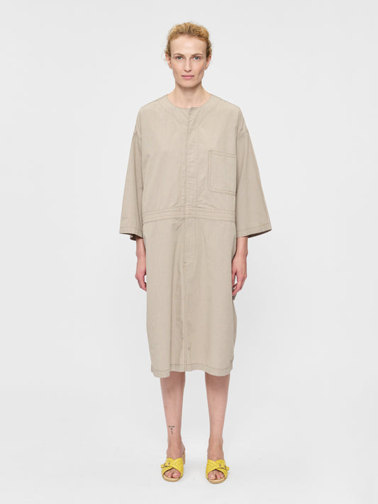 Mechanics Dress Bisque Check