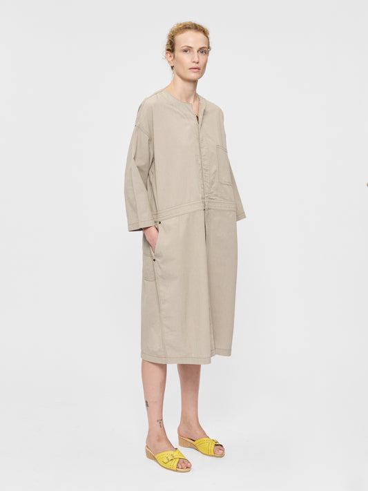 Mechanics Dress Bisque Check