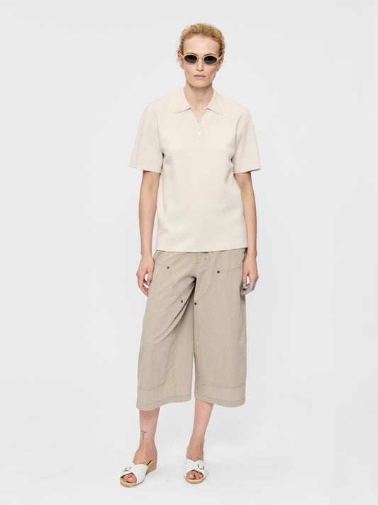Doubleknit Polo Bisque