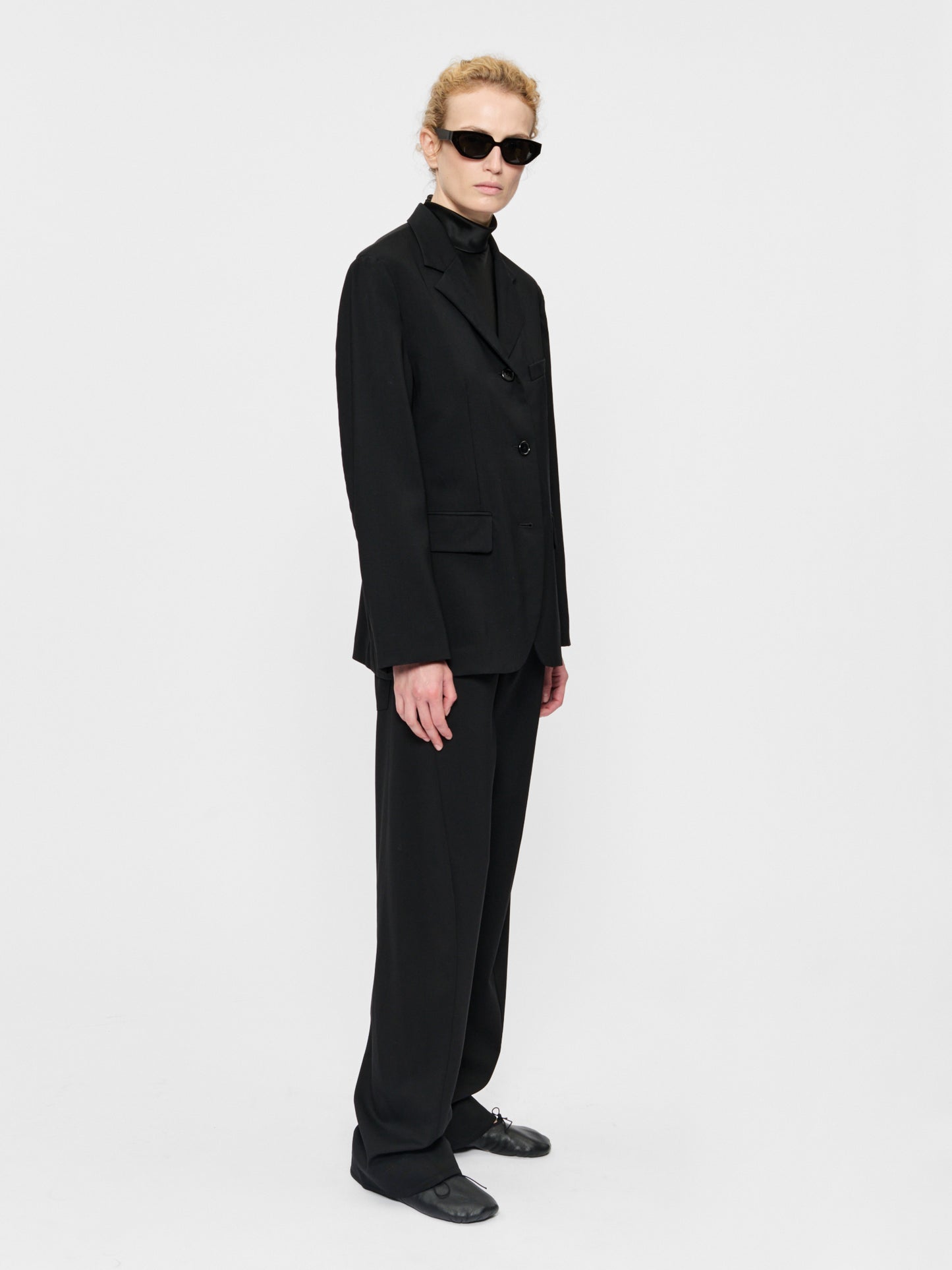 Relaxed Sporting Coat Black