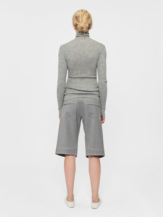 Ribbed Turtleneck Iron