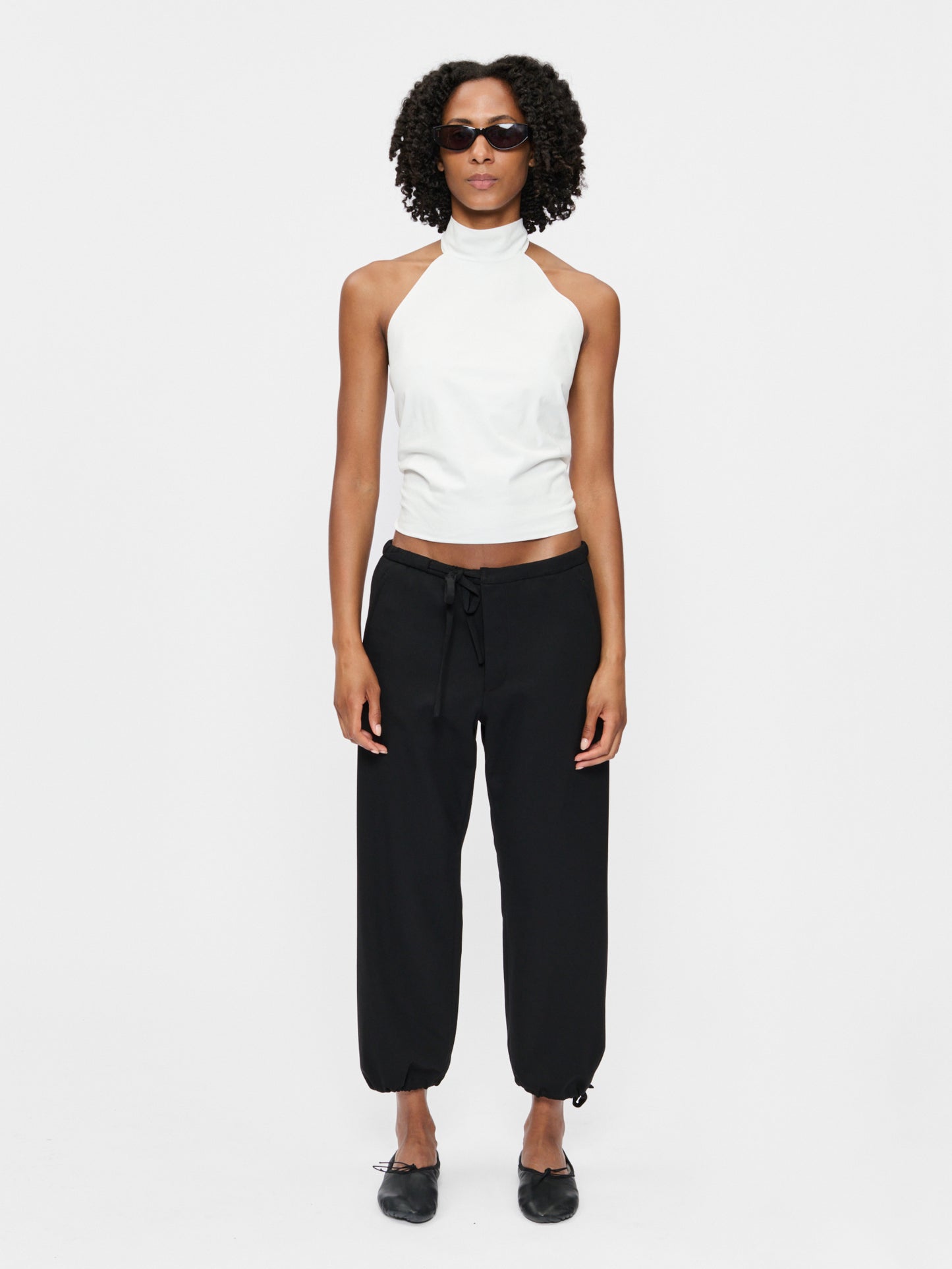 String Trouser Black