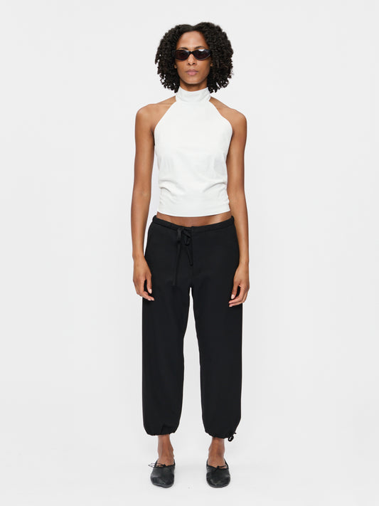 String Trouser Black
