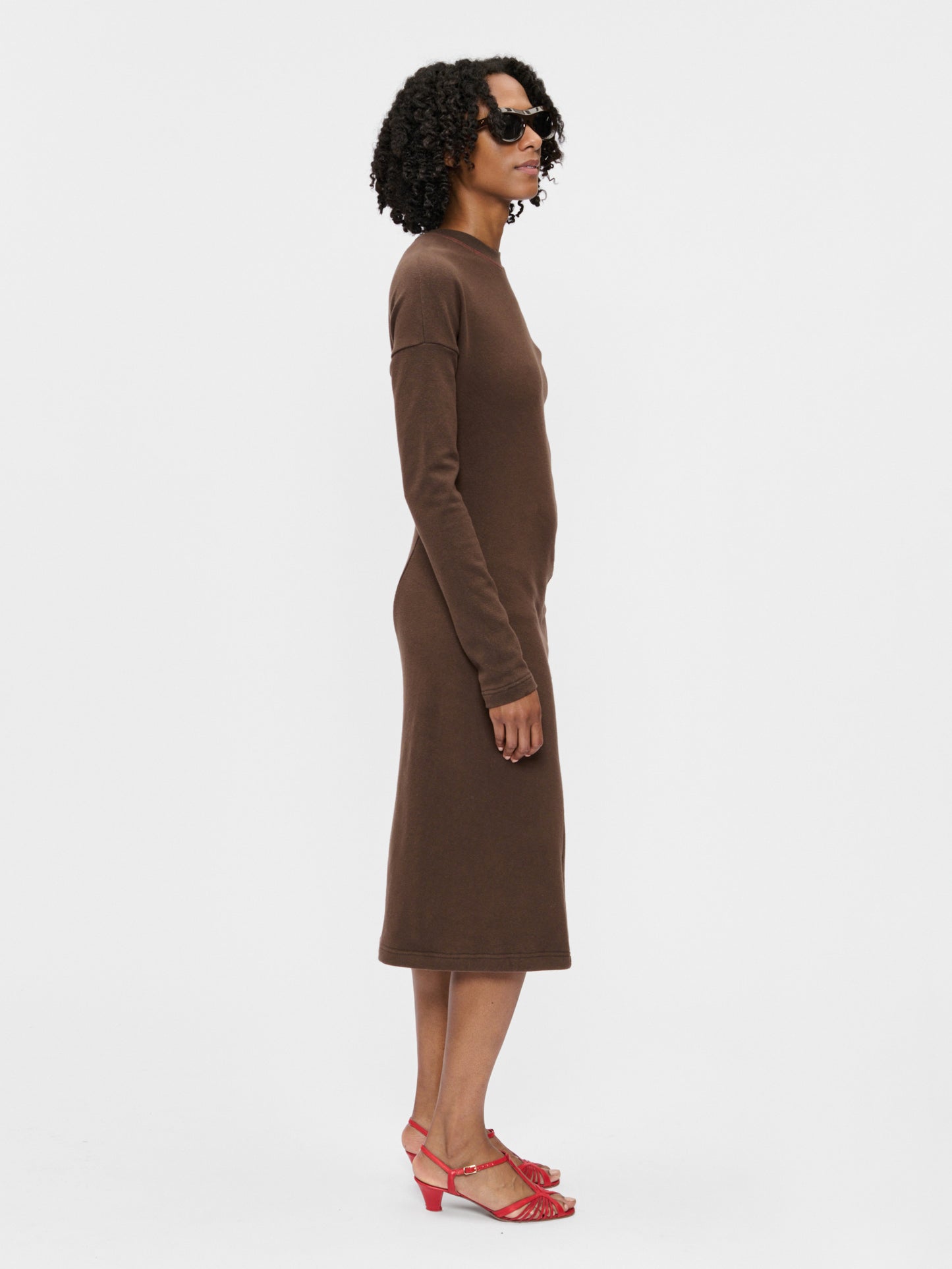 Twisted Seam Dress Soil