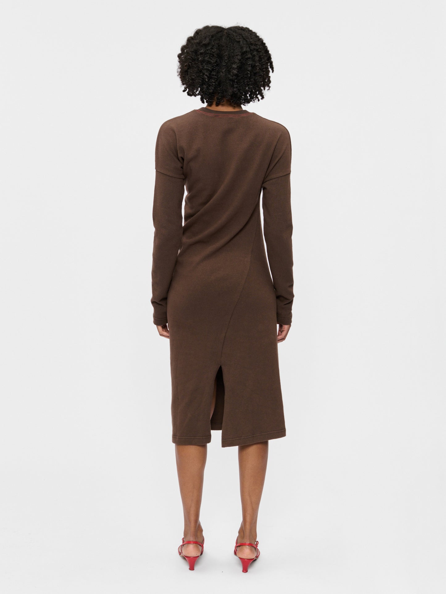 Twisted Seam Dress Soil