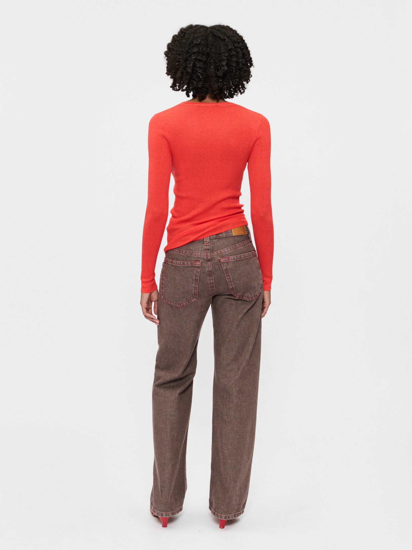 L/S Heirloom T Orange Red