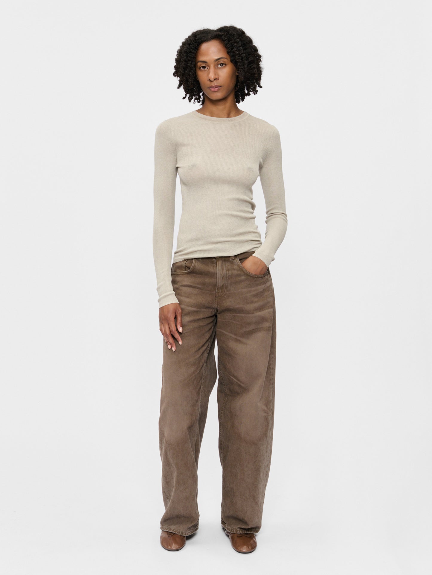L/S Heirloom T Light Sage
