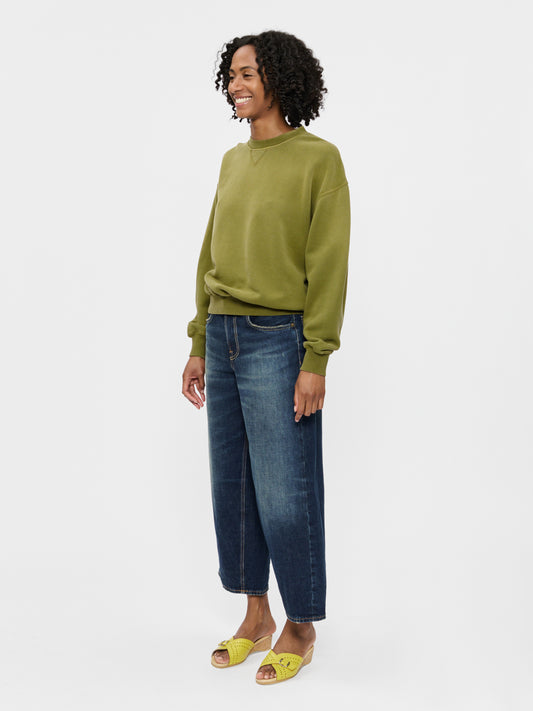 Cropped Roomy Jean Andes Blue