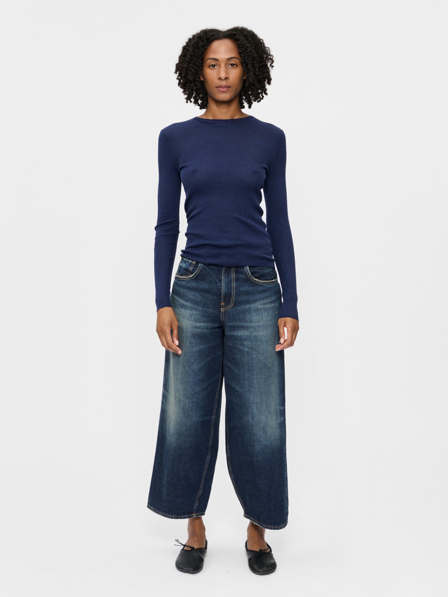 L/S Heirloom T Navy