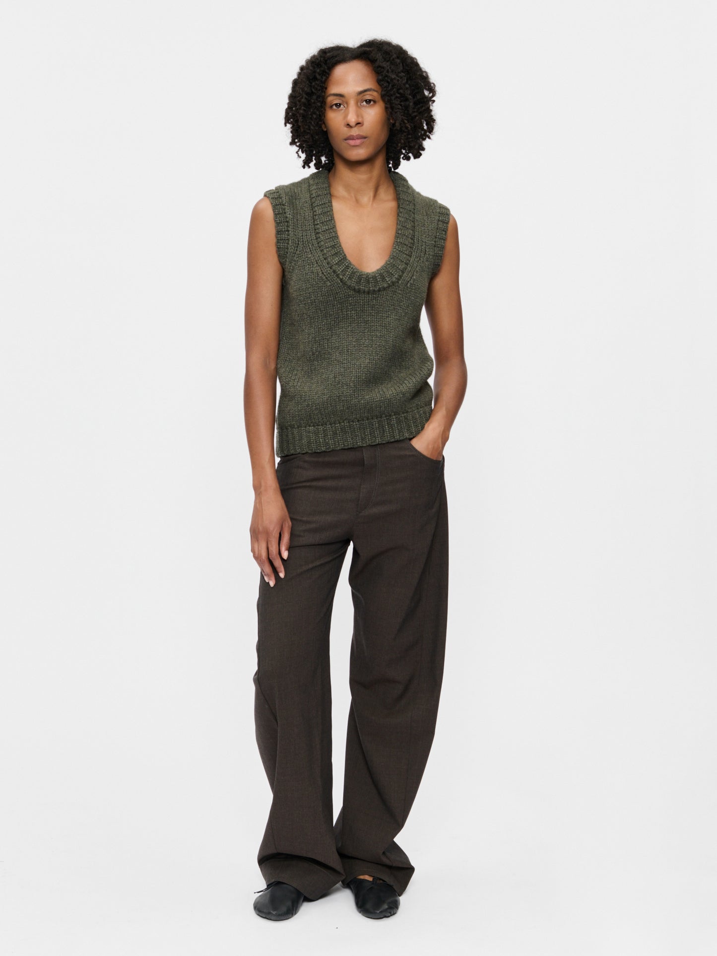 Shaker Vest Loden