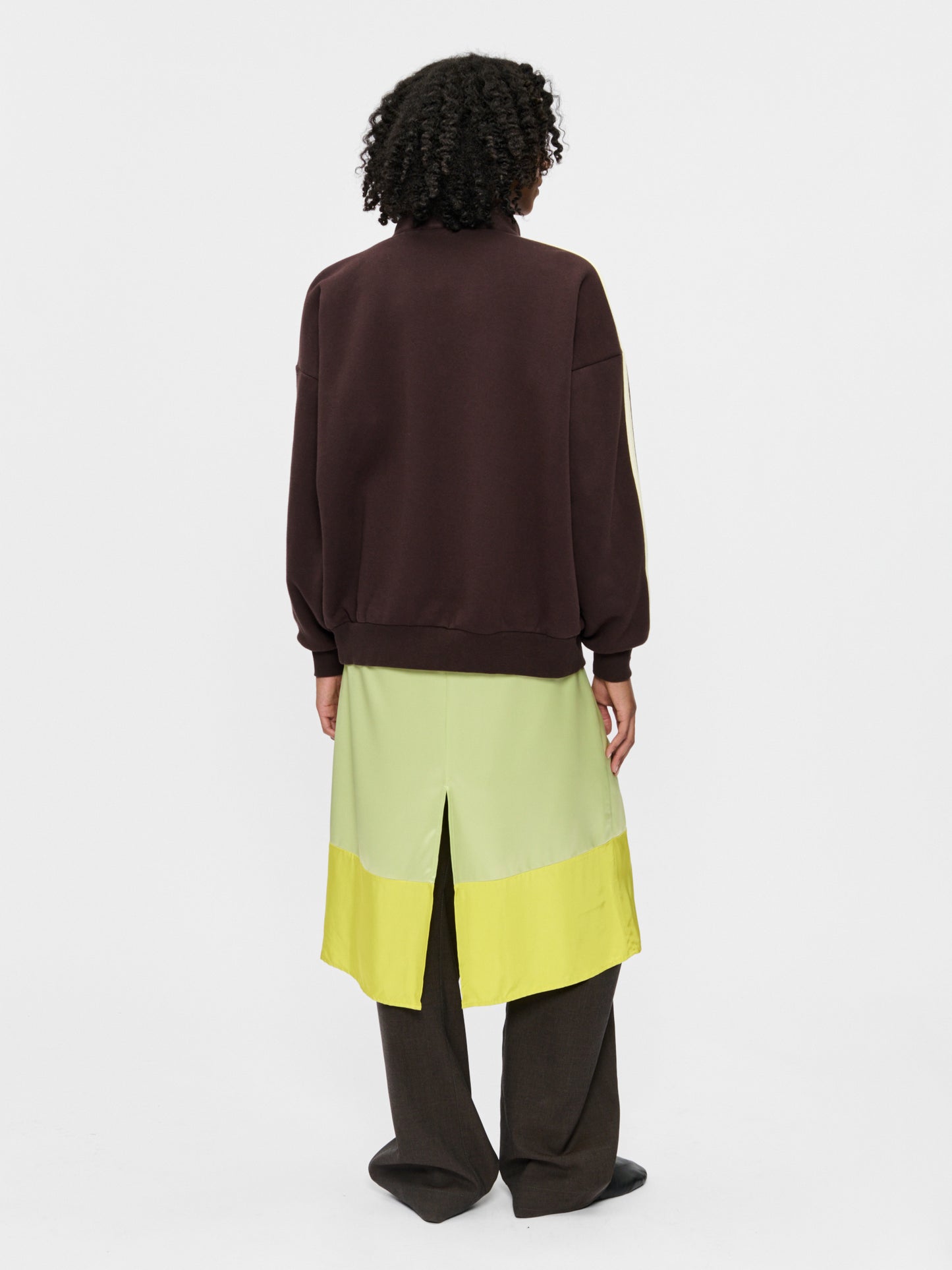 Fleecy Track Zip Up Soil