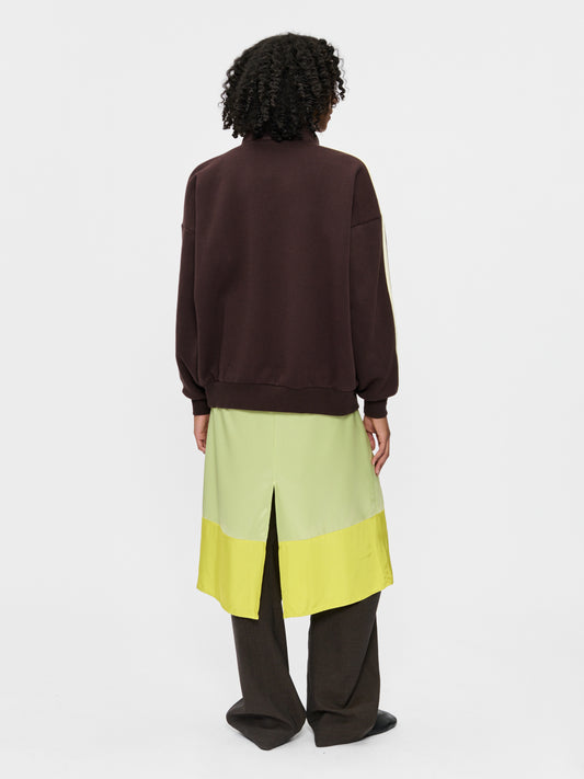 Fleecy Track Zip Up Soil