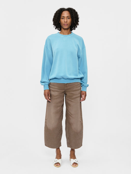 Cropped Roomy Jean Earth Clay