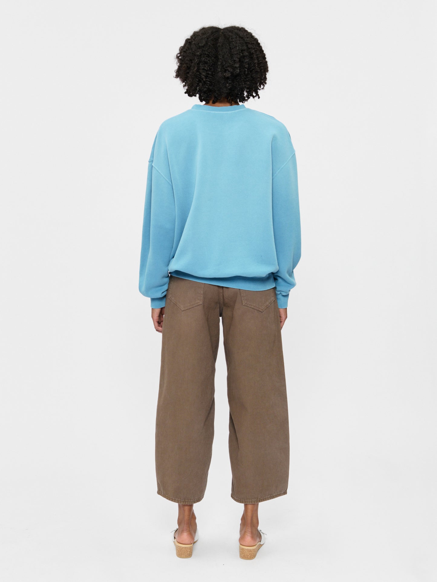 Cropped Roomy Jean Earth Clay