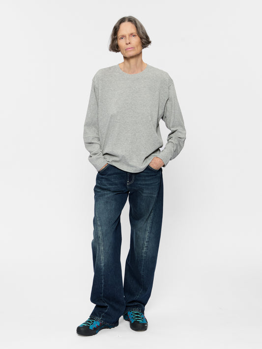 Coverstitch L/S T Heather Grey